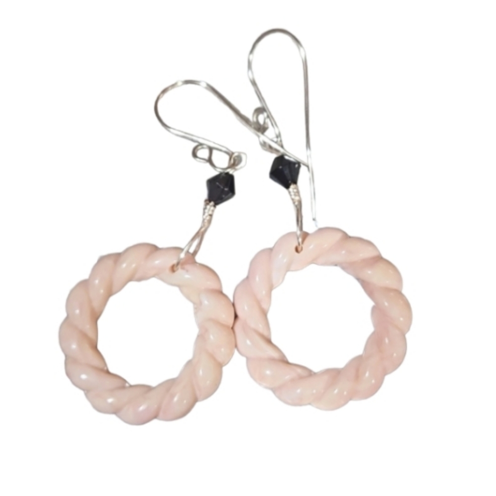 Dangle twist earrings vintage